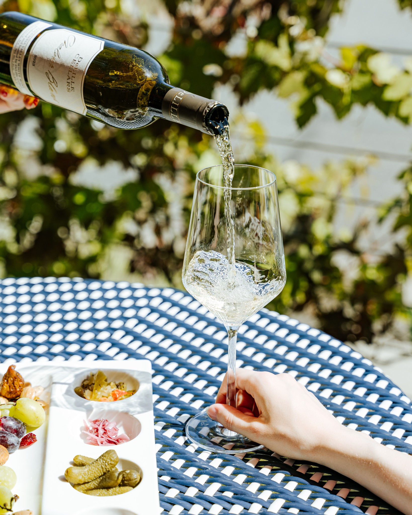 DeLille tasting table